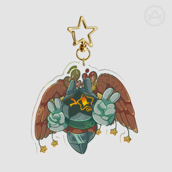 [Kirby OC] Nebula Knight Keychain