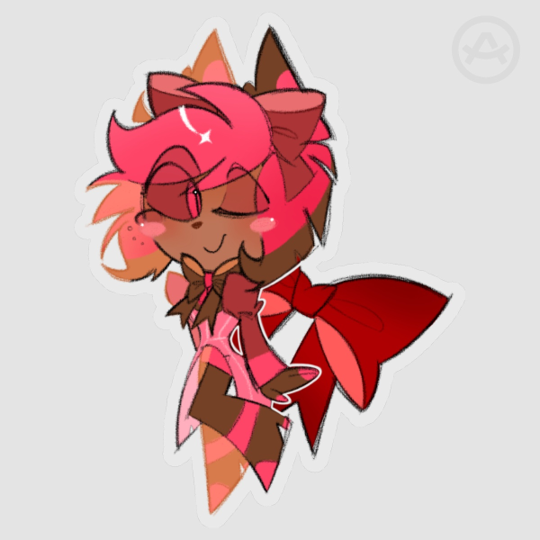 Bow Alastor Sticker