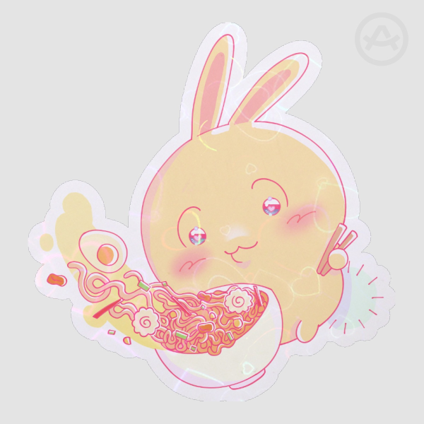 Usagi ramen sticker