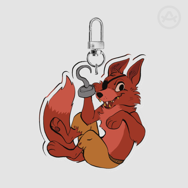 FNAF Foxy Acrylic Charm