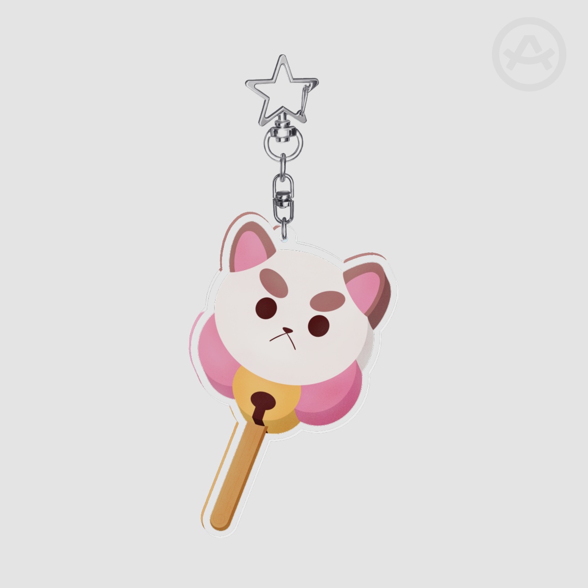 Puppycat Popsicle Keychain