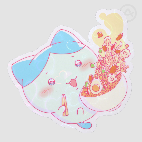 Hachiware ramen sticker