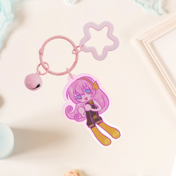 Megurine Luka Clear Acrylic Keychains