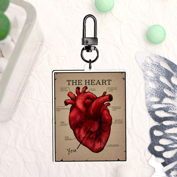 The Heart (Clear Acrylic Keychain)