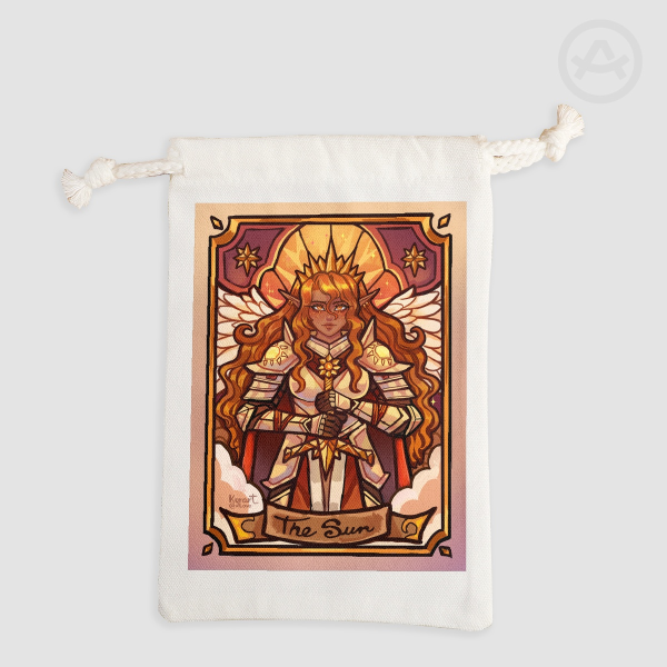 Queen angel knight of the sun Drawstring Pouch 5.91"*9" (15cm*23cm)