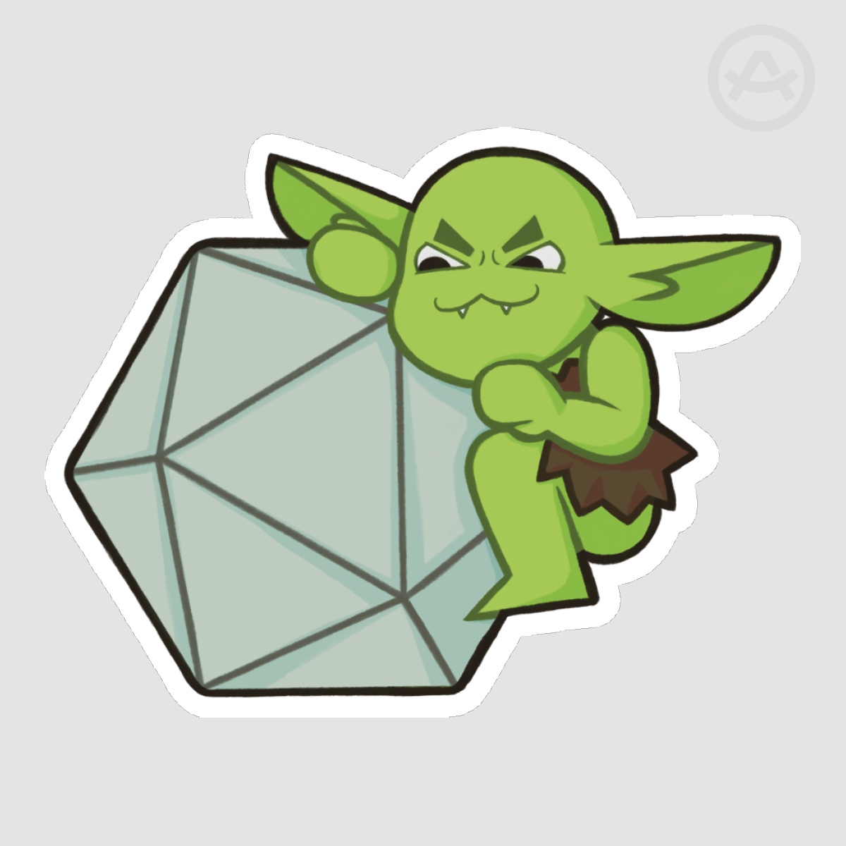 Dice Goblin Sticker