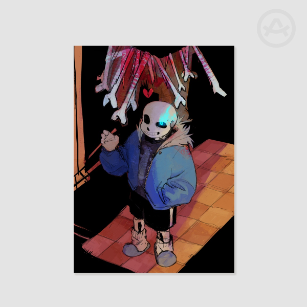 Sans - Postcard Print (Undertale)