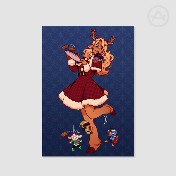 Deltarune | Krismas Noelle Print