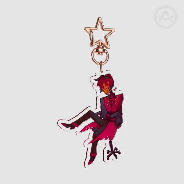 Alastor Clear Acrylic Keychains