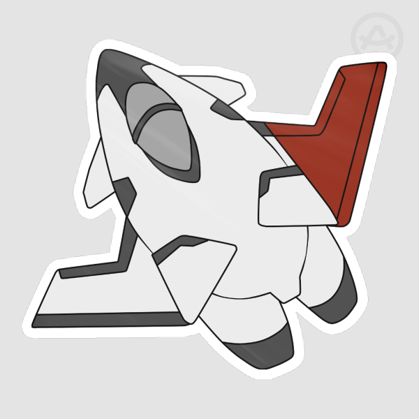 Egg Morgan Die Cut Stickers [Ace Combat]