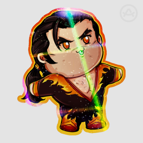 Holo Flambae Sticker