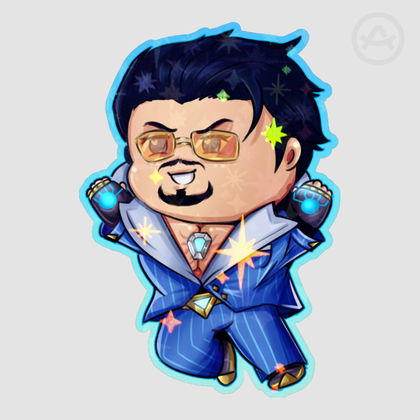 Big Shot Tony Holo stickers