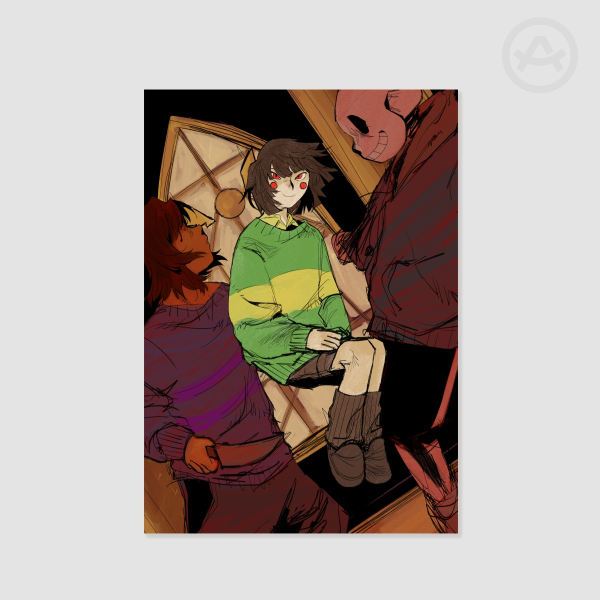 Chara - Postcard Print (Undertale)