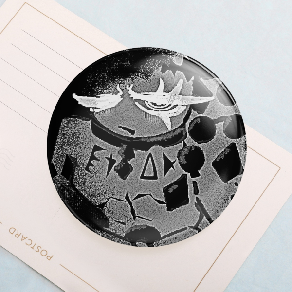 Mold Dough Cookie Button Pin