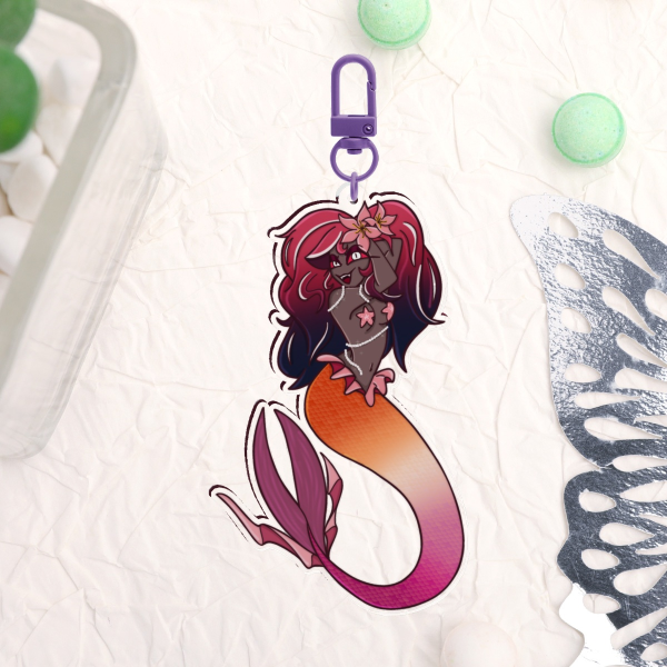 Velvette Mermaid Charm