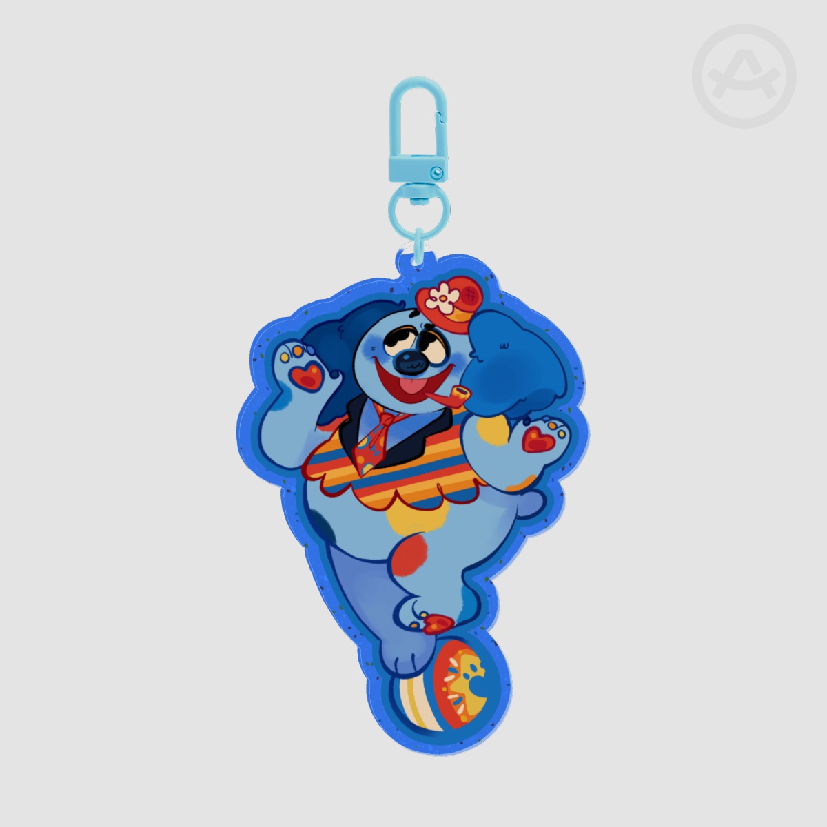 "What do you call a beagle with no ears?" Barnaby B Beagle keychain | welcome home