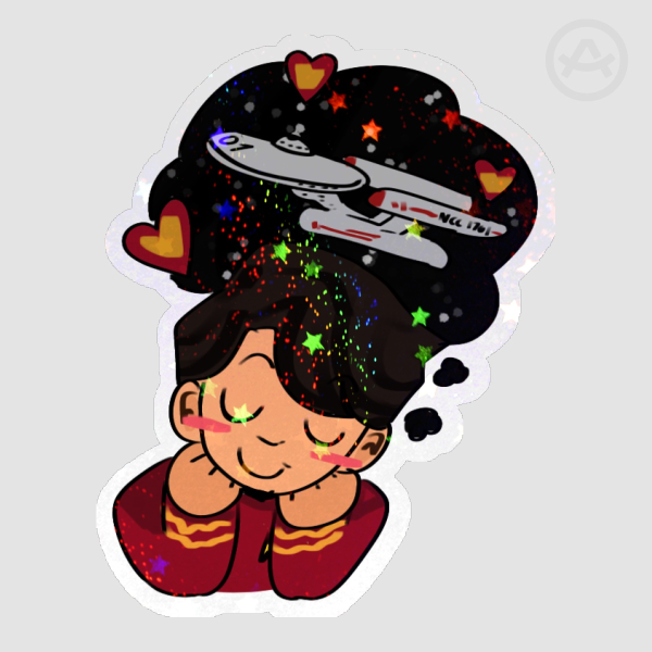 Star Trek TOS Enterprise Scotty Sticker