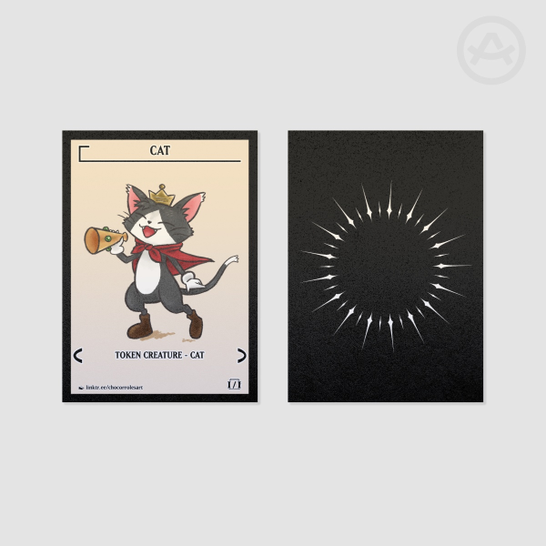 FFVII Cait Sith Magic The Gathering Cat Token