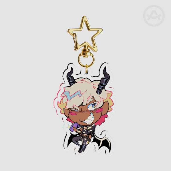 Mammon Clear Acrylic Keychain