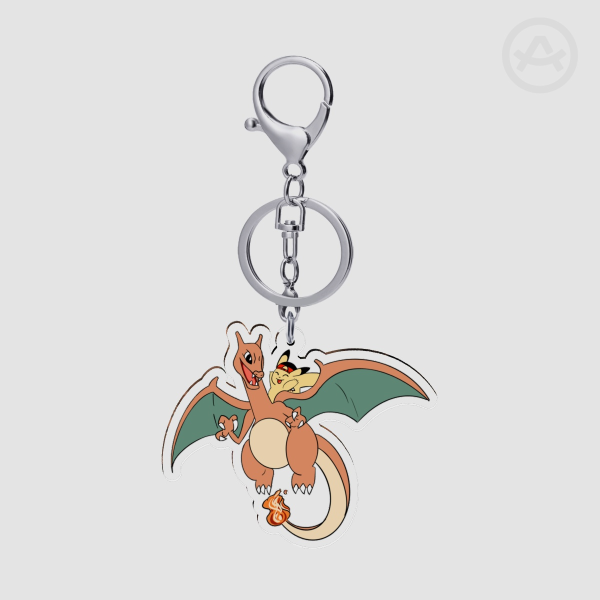 Charizard and Pikachu | Keychain