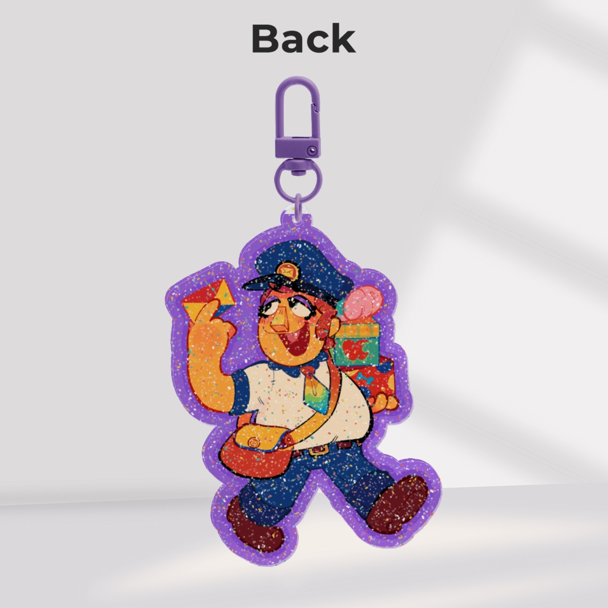"when it comes to friendship I always deliver!" Eddie Dear keychain | Welcome home