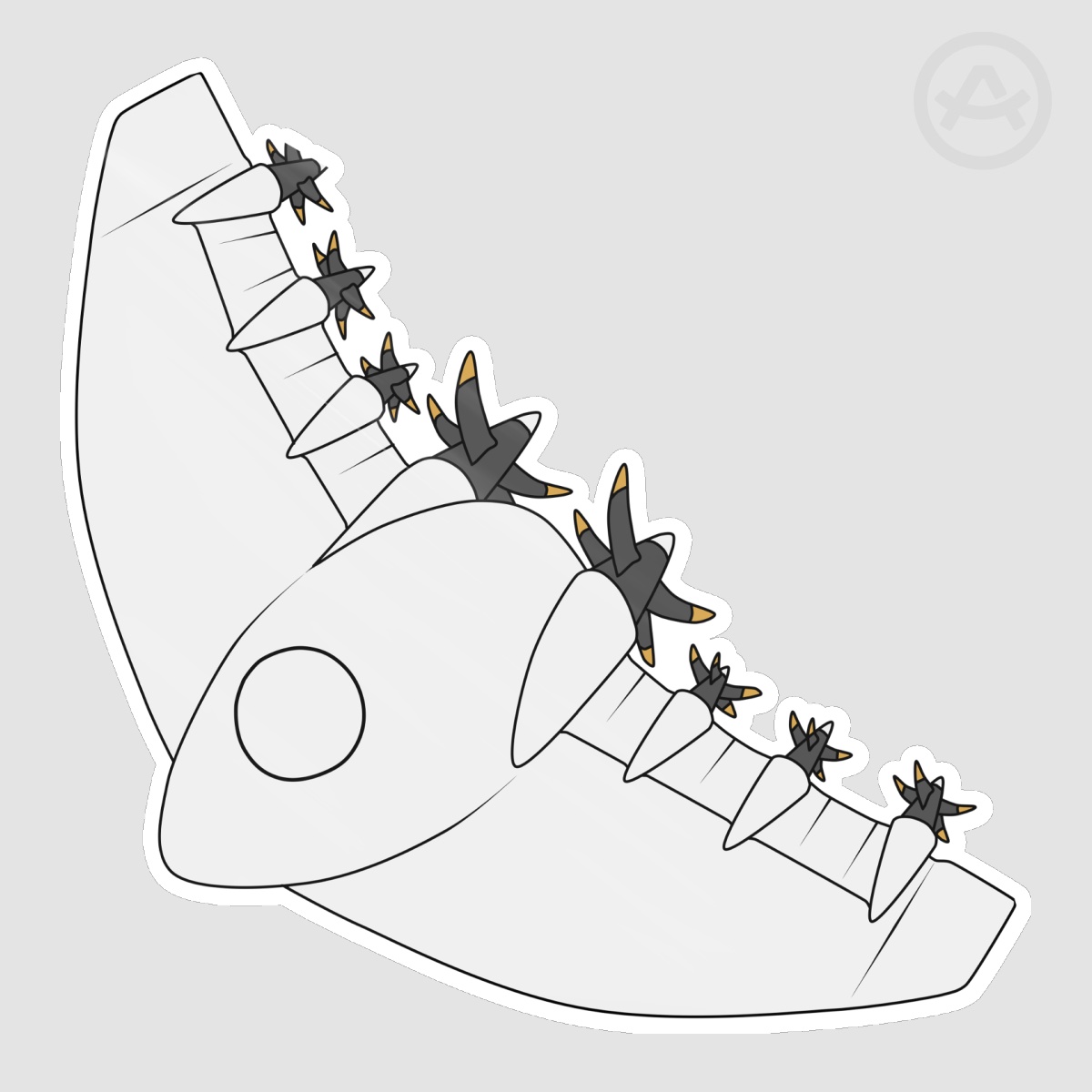 Arsenal Egg Die Cut Stickers [Ace Combat]