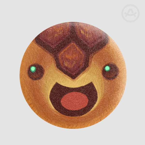 Honey Slime Plush Badge Slime Rancher