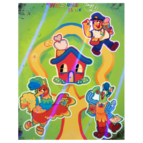 WELCOME HOME sticker sheet! Series 2