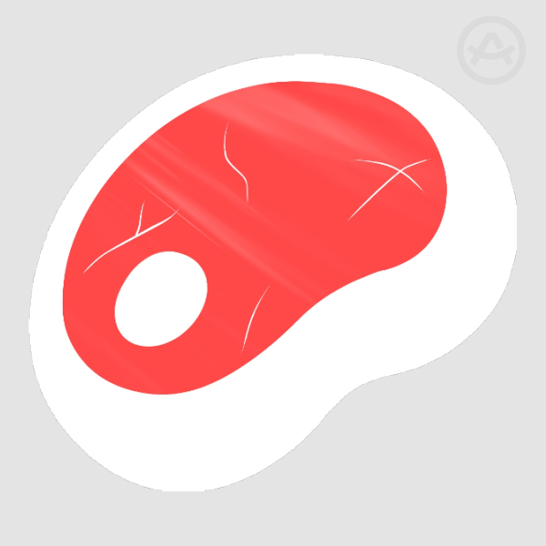 BUTCHER VANITY Meat Sticker