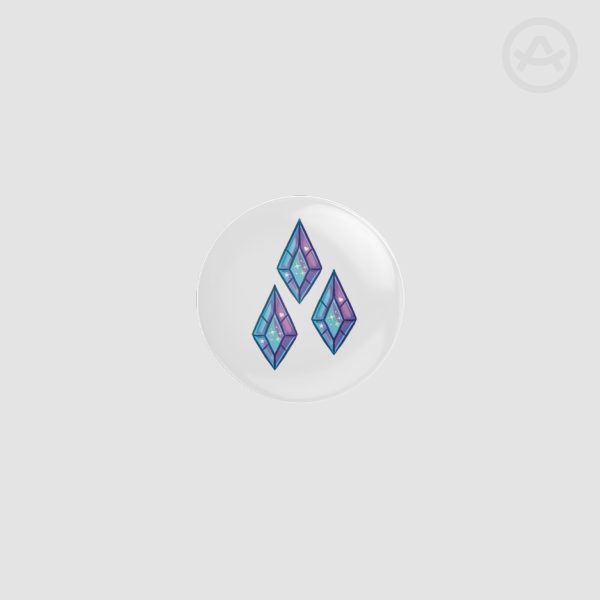 Rarity My little pony (Button Pins)