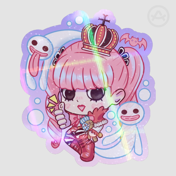 Perona One Piece holo sticker<3