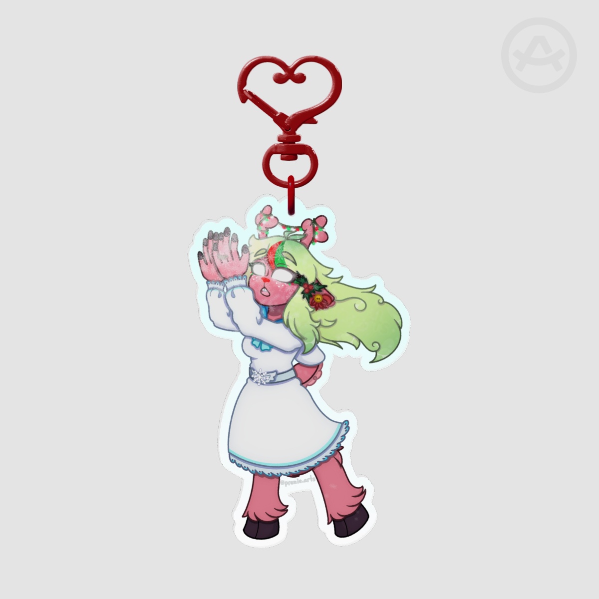 Deltarune Noelle Snowgrave Acrylic Keychain