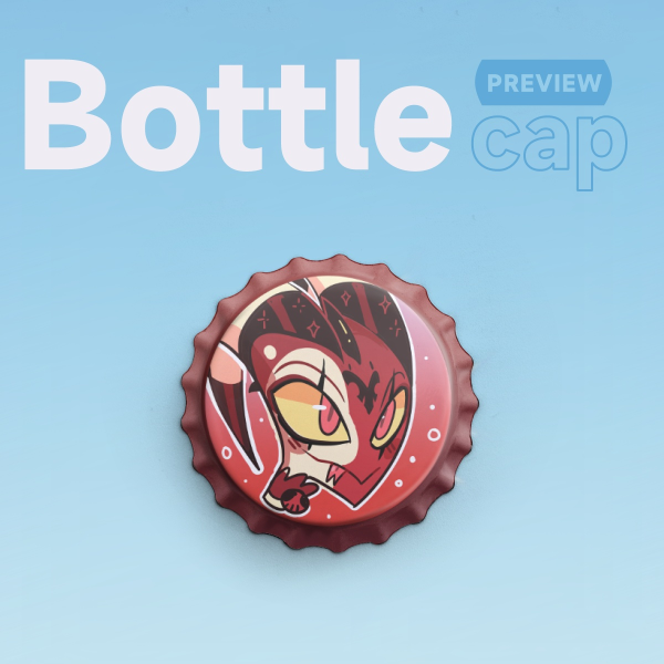 Blitzø Bottle Cap Pin