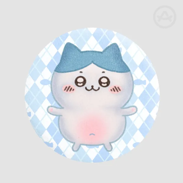 hachiware plush pin