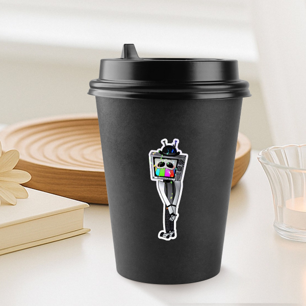 Mr. Puzzles Holo Sand Star Die Cut Stickers