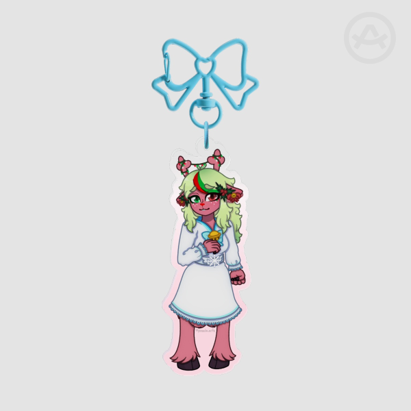 deltarune Noelle Darkworld Acrylic Keychain