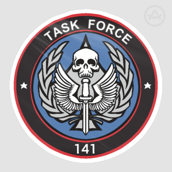 Task force 141 die-cut stickers