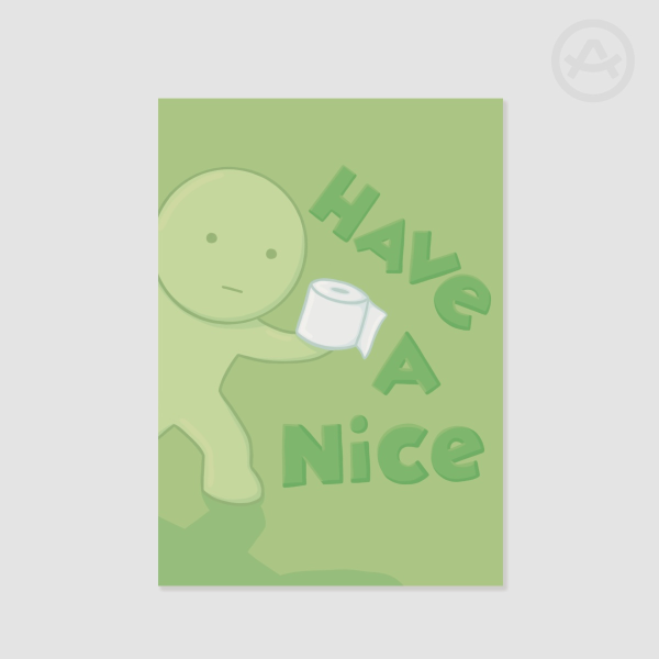 Trinket Buddy Bathroom Poster