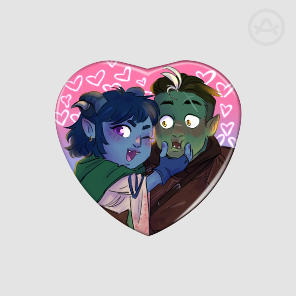 Fjord and Jester Heart Badge