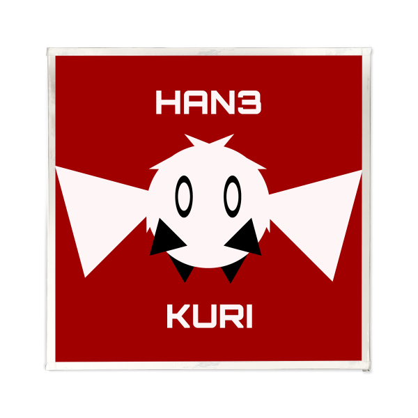 HAN3 KURI Square Art Board with Silver-Edge