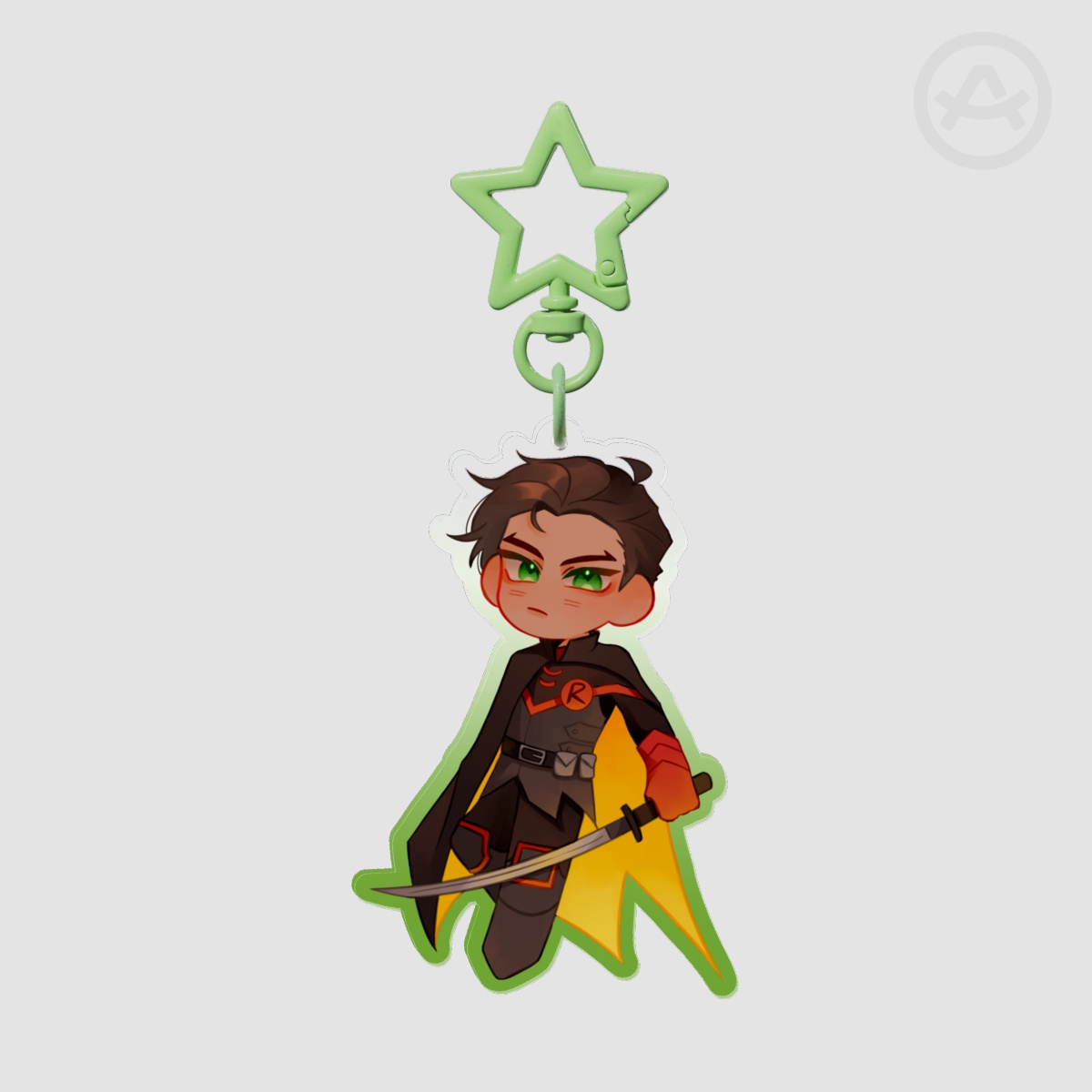 DC BATBROS Robin Keychain