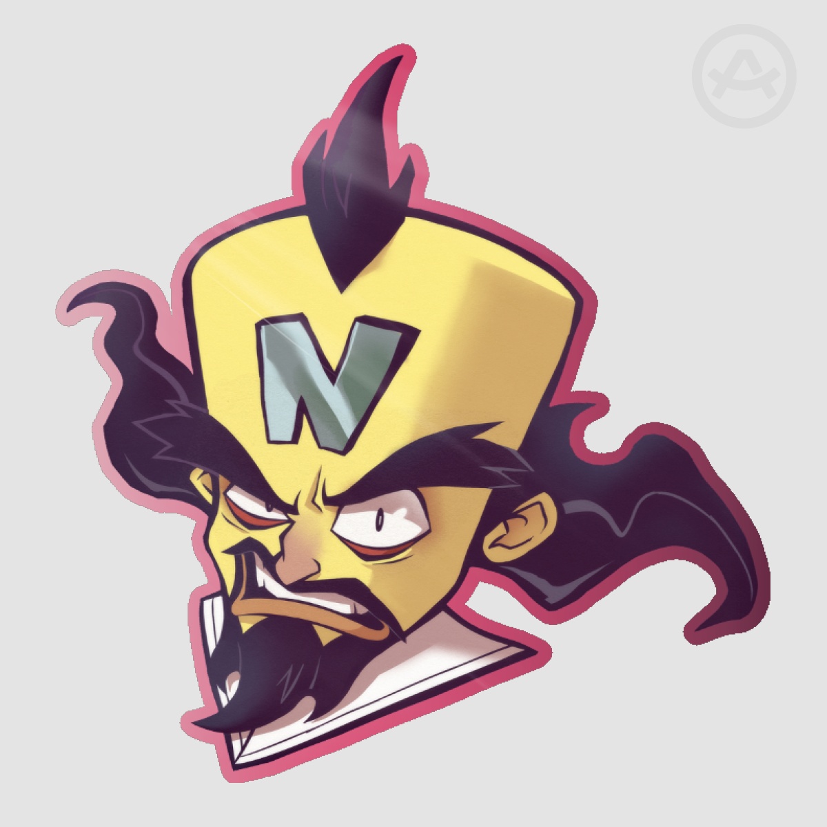 Neo Cortex - Crash Bandicoot (Sticker)