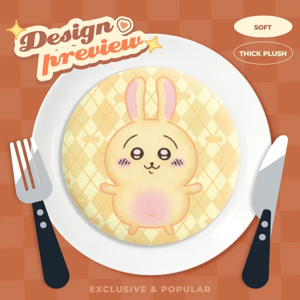 usagi plush pin