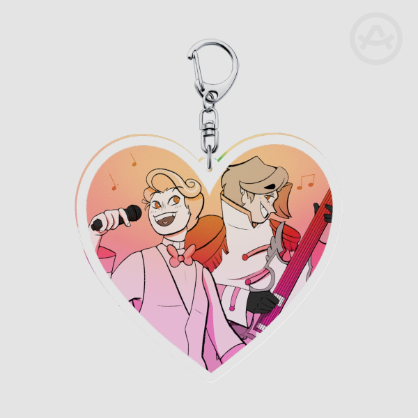 Holygates Heart Keychain