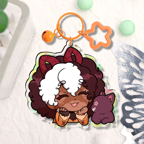Genshin OC | Ramona Broken Glass Keychain