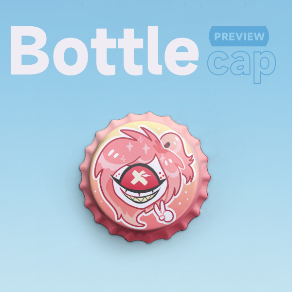 Cherri Bomb Bottle Cap Pin 