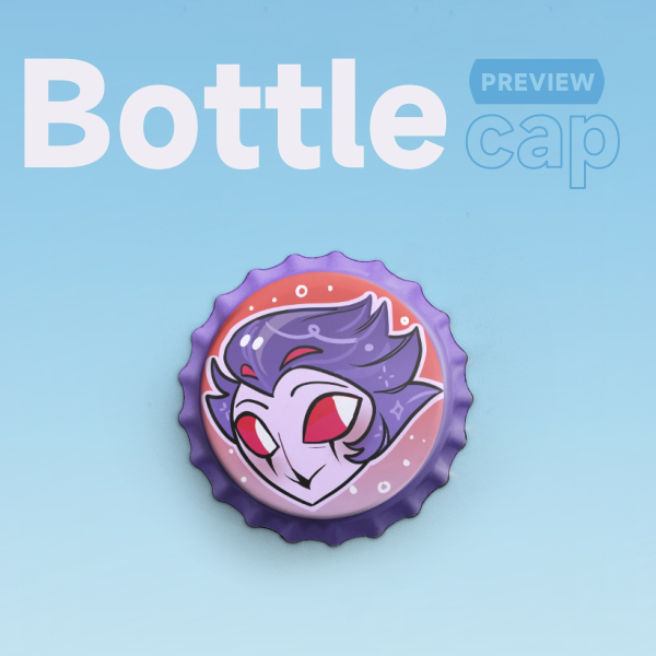 Stolas Bottle Cap Pin