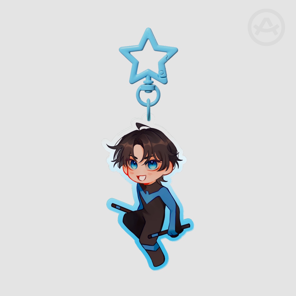 DC BATBROS Nightwing Keychain