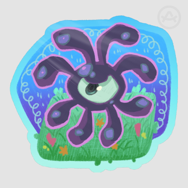 Animal Jam Phantom Sticker (With Background)