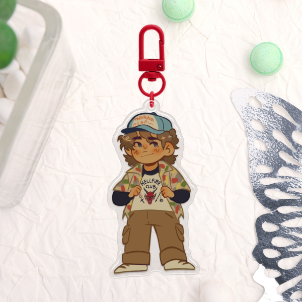 Dustin Henderson Acrylic Keychains